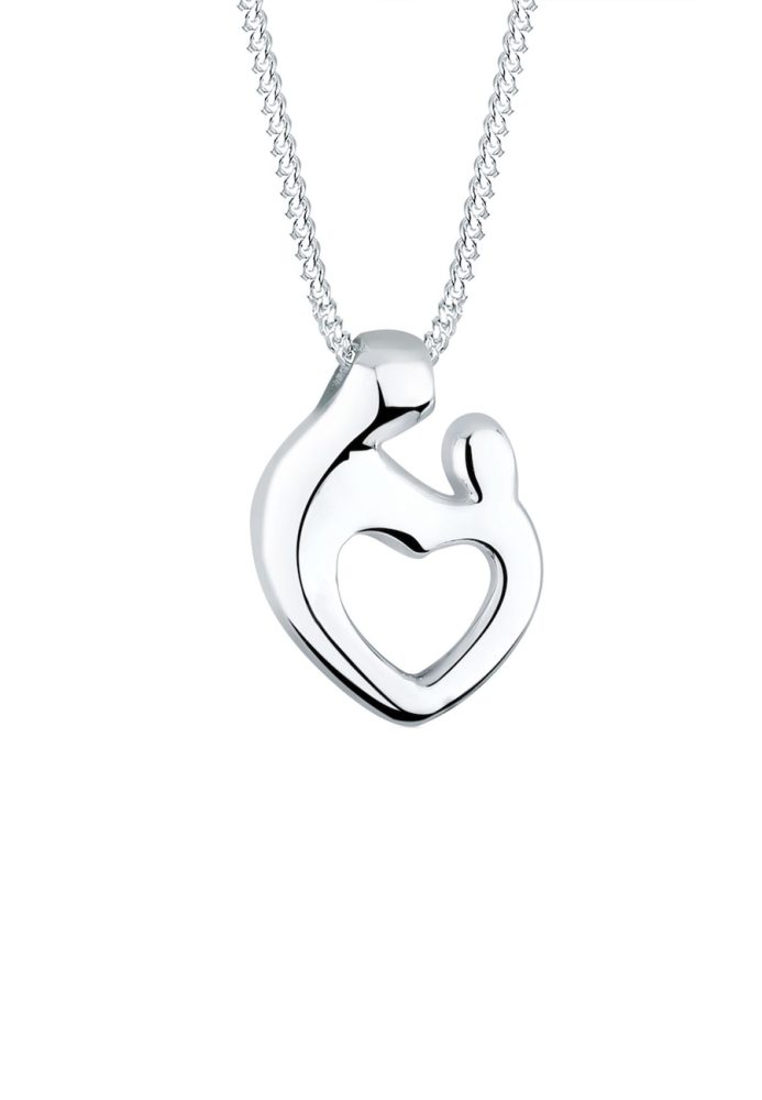 Elli Mutter & Kind Verbundenheit 925 Sterling Silber Ketten 1 ct Damen