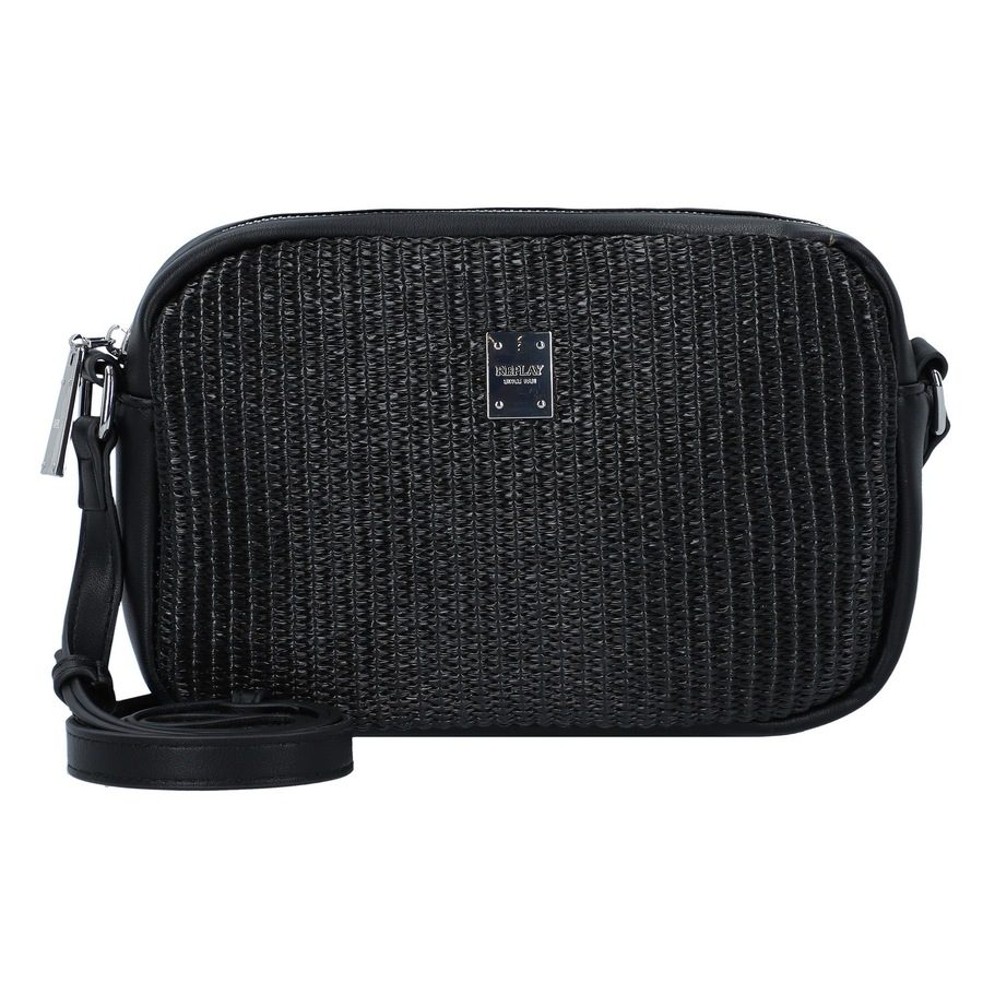 Replay Umhängetasche 23 cm Accessoire-Trend für Herbst & Winter 2024 1 ct Schwarz Damen