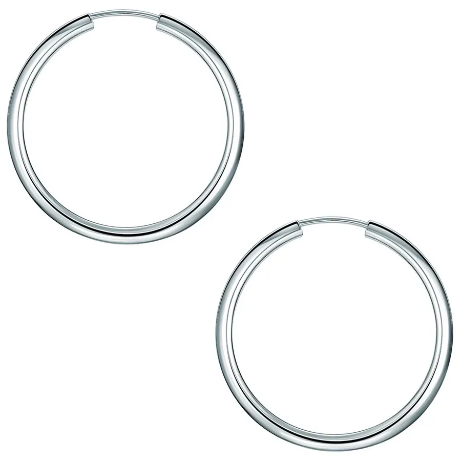 Rafaela Donata Creolen Sterling Silber in Silber Ohrringe 1 ct Damen