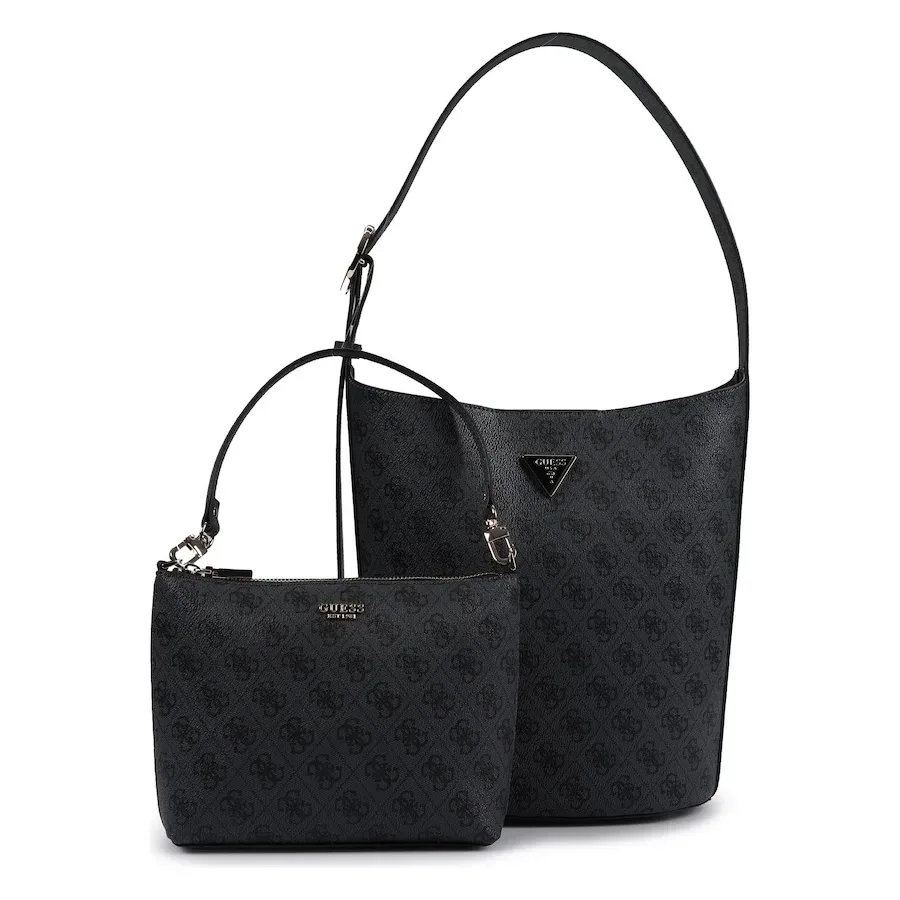Guess Meridian Schultertasche Handtaschen 1 ct Grau Damen