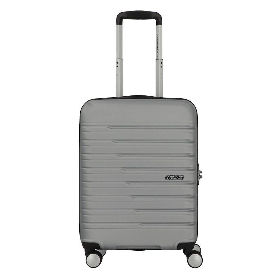 American Tourister Flashline 4 Rollen Kabinentrolley 55 cm Koffer & Trolleys 1 ct Silber Herren