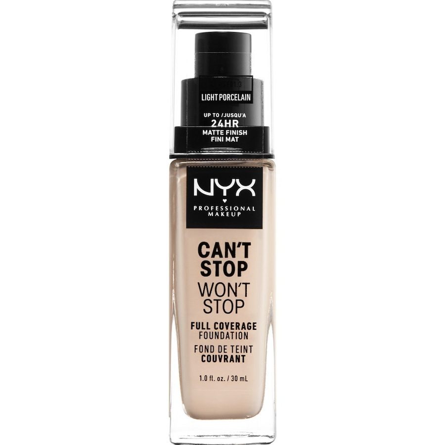 NYX Professional Makeup Wedding Can't Stop Won't Stop 24-Hour Foundation 30 ml 02 - LIGHT PORCELAIN