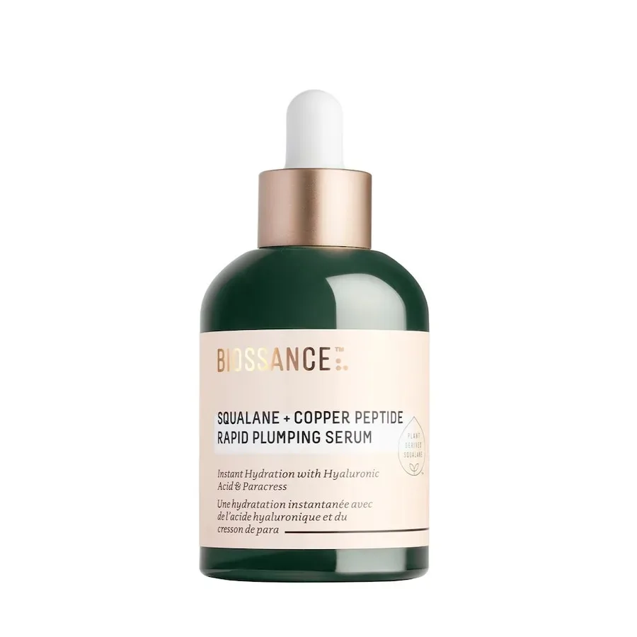 Biossance Squalane + Copper Peptide Rapid Plumping Anti-Aging Gesichtsserum 50 ml