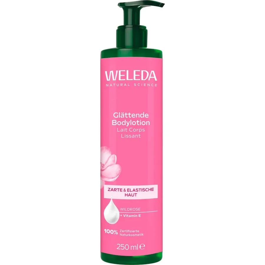 Weleda - Glättende Bodylotion – 24h Feuchtigkeit, Pflege & Geschmeidigkeit für samtig glatte Haut, 250 ml