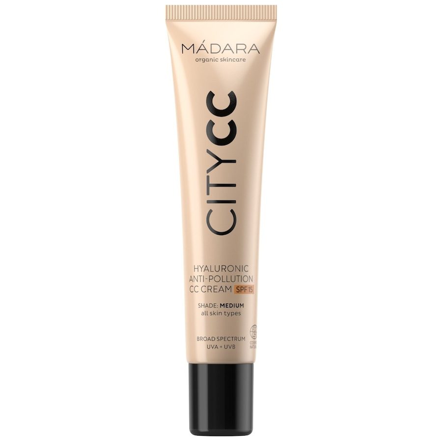 MÁDARA City CC Hyaluronic Anti-Pollution SPF15 BB- & CC-Cream 40 ml MEDIUM