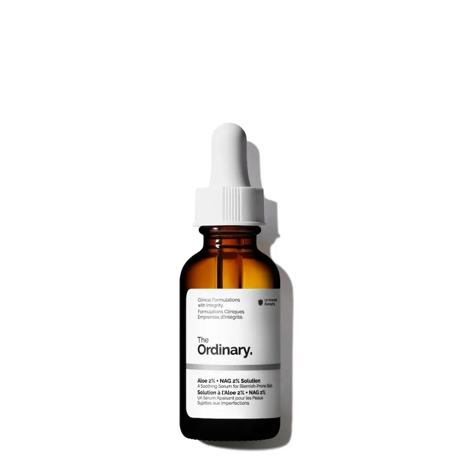 THE ORDINARY - Aloe 2 % + NAG 2 % Solution - Beruhigendes Serum gegen Hautunreinheiten, 30 ml
