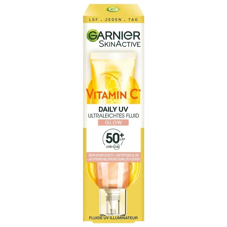 Garnier - SkinActive Vitamin C Tägliches Sonnenfluid Glow mit LSF 50+, 40 ml