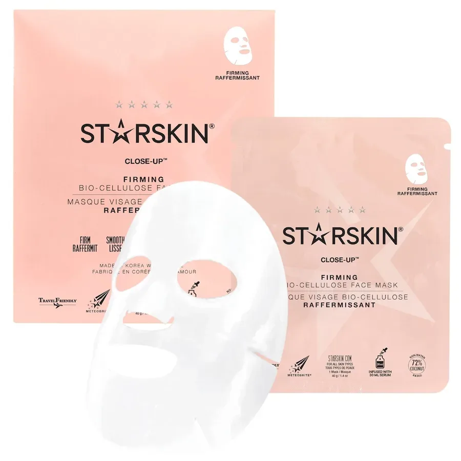 STARSKIN ® Close-Up? Coconut Bio-Cellulose Firming Face Mask Feuchtigkeitsmasken 30 ml