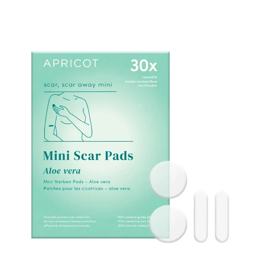 Apricot Wiederverwendbare Narben-Pads mit Aloe Vera Pflege Accessoires 4 ct