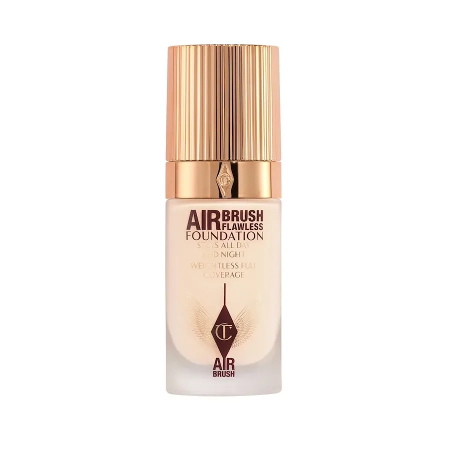 CHARLOTTE TILBURY - Airbrush Flawless Foundation – Leichte Foundation mit voller Deckkraft, 30 ml,  Neutral