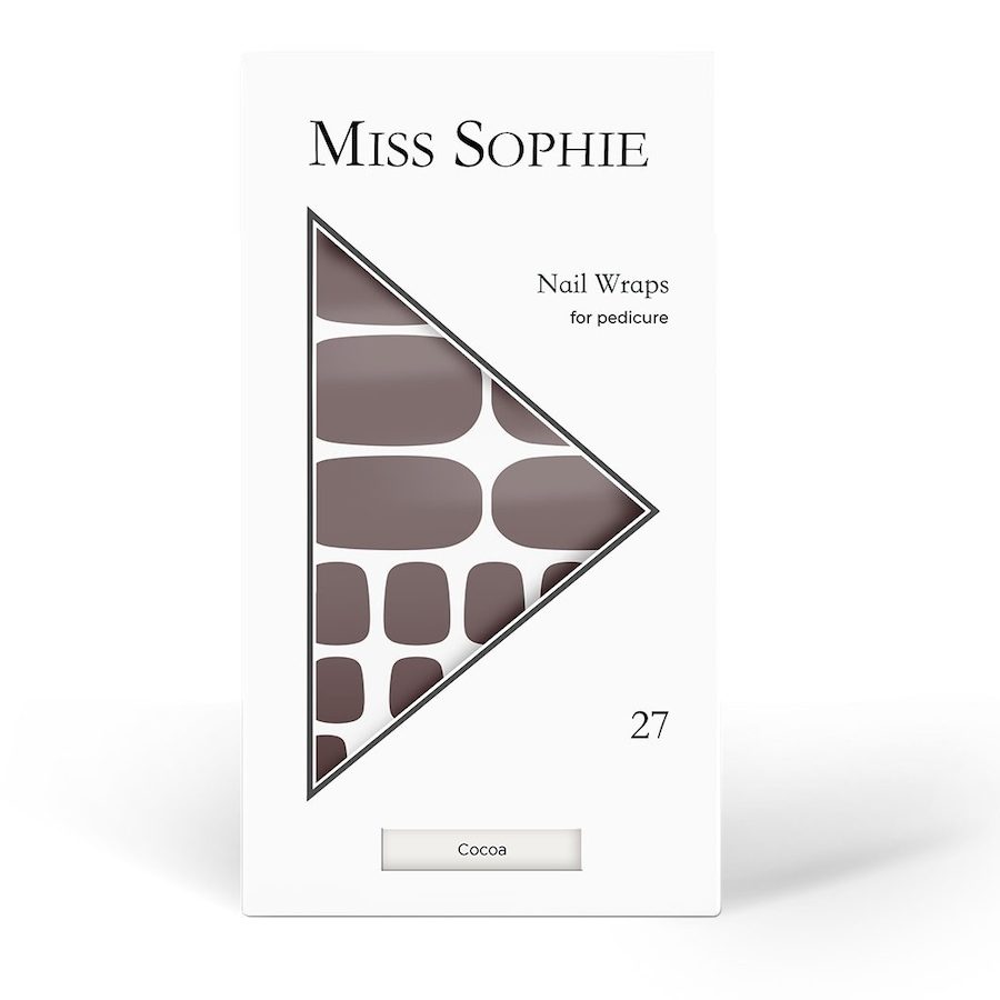 Miss Sophie Nail Wraps for pedicure Nageldesign 1 ct Cocoa