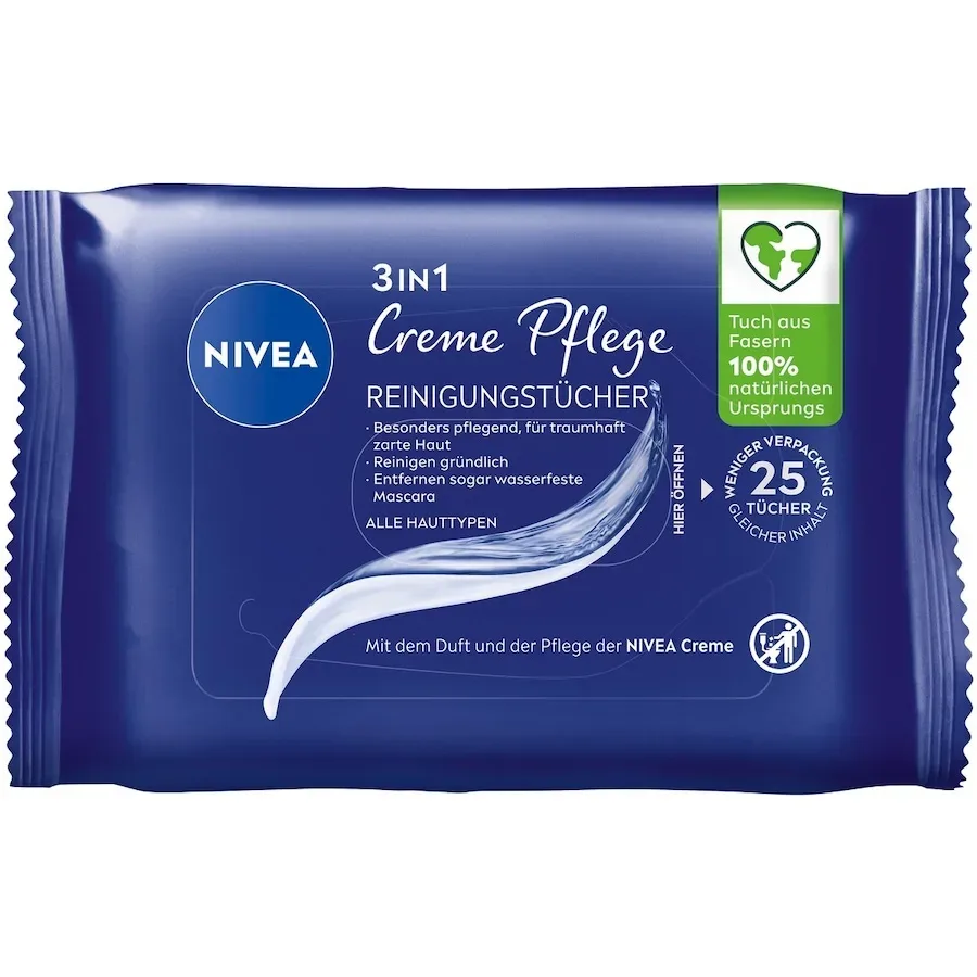 NIVEA Reinigungstücher Creme Pflege Make-up Entferner 25 ct