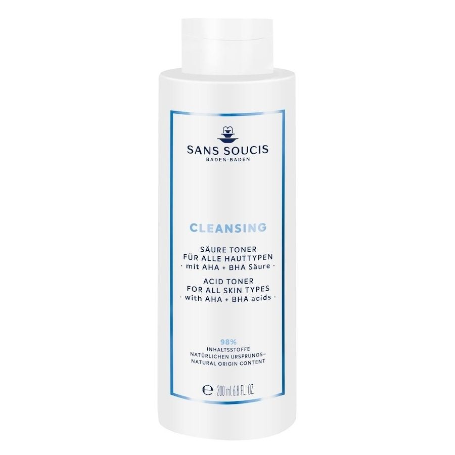Sans Soucis Aqua Clear Skin Säure Toner mit AHA+BHA Säure Gesichtswasser 200 ml