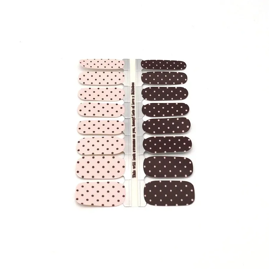Blitsbee Nail Sticker Choco Chic Nageldesign 1 ct 1 Stück