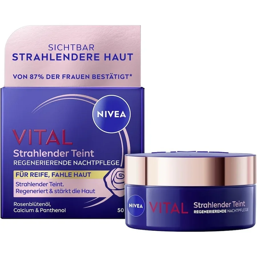 NIVEA VITAL Strahlender Teint Regenerierende Nachtpflege Nachtcreme 50 ml