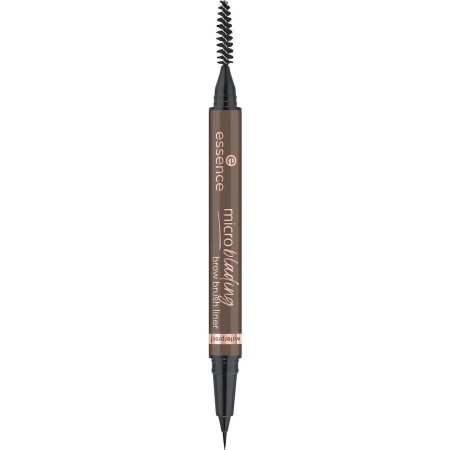 Essence - microblading brow brush liner, 0.6 ml, Dark Brown