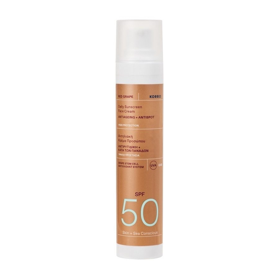 KORRES RED GRAPE SPF50 Anti-Aging + Anti-Dark-Spot Sonnenschutz 50 ml Damen