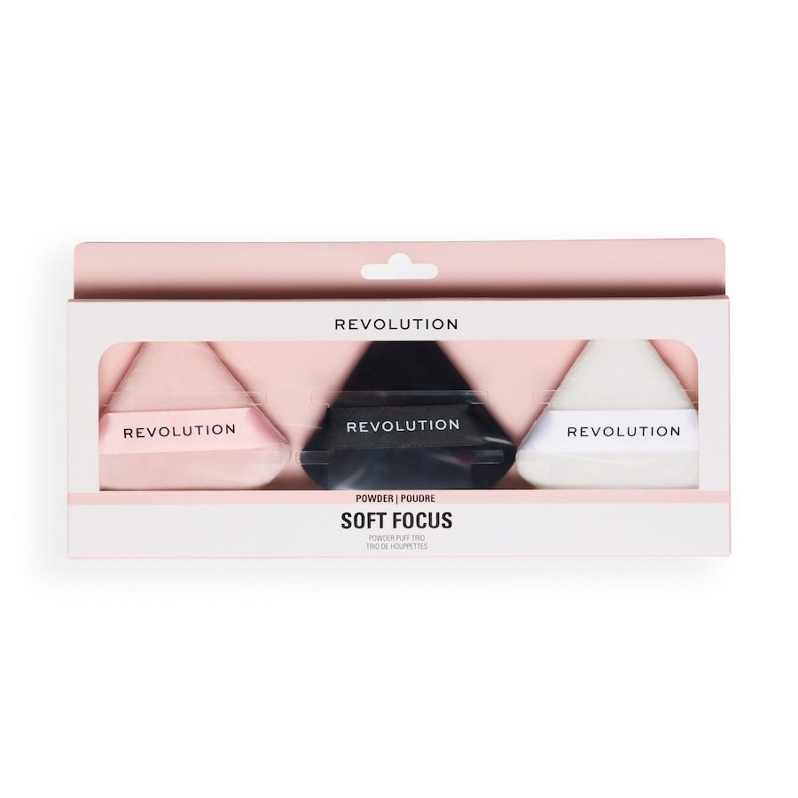 REVOLUTION Powder Puff Trio Puderquasten 1 ct 1 Stück