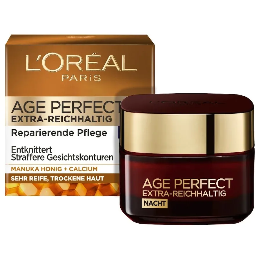 L?Oréal Paris Age Perfect Extra-Reichhaltig Reparierende Pflege Manuka Honig Nachtcreme 50 ml Damen