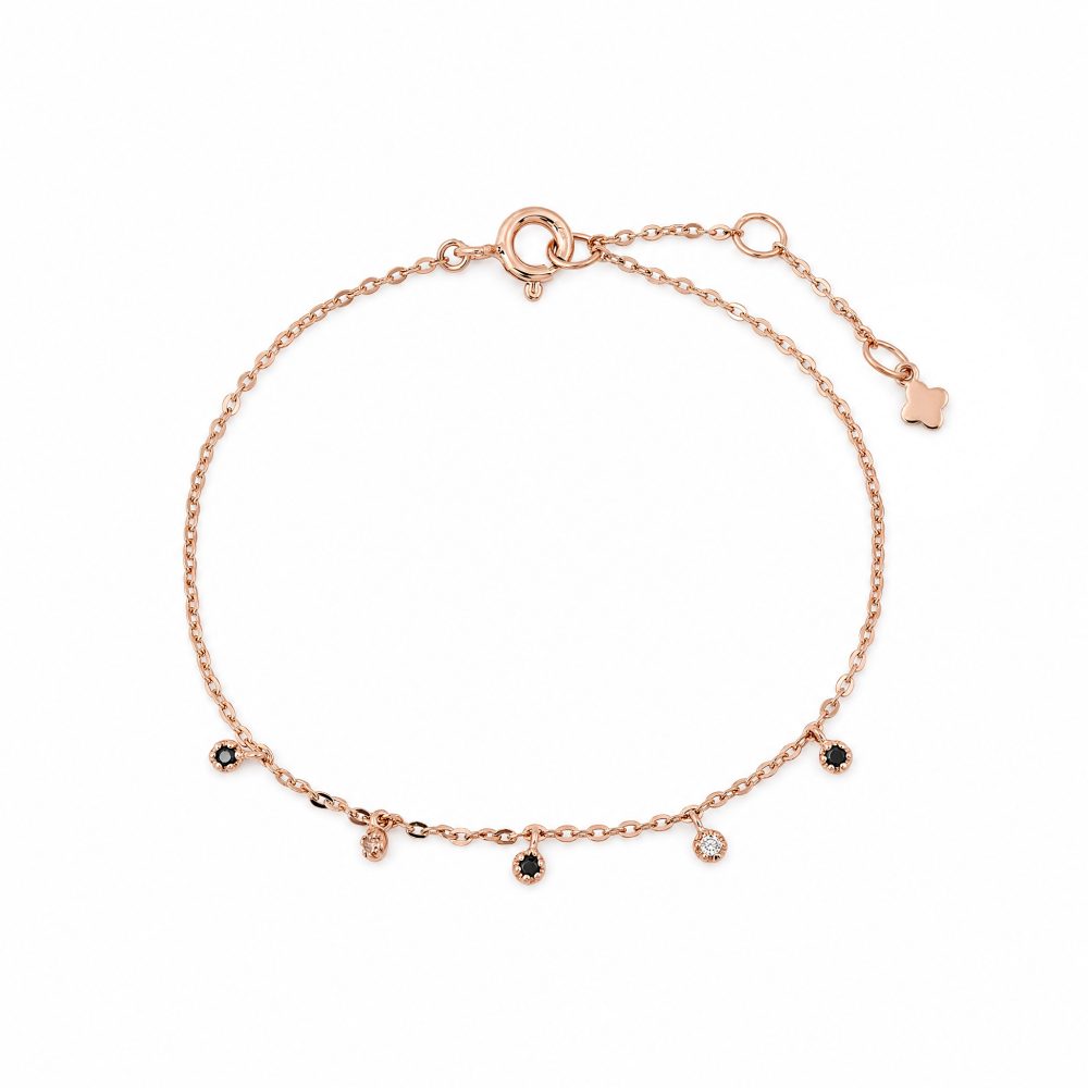 Maja Emulto Armband - Spinell Topas facettiert rosegold - MEB-3362-SLB-TW