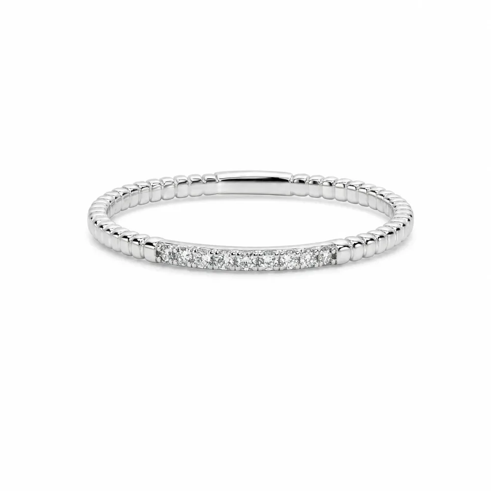 ELLA Juwelen Ring - ELLA Juwelen Ring 585 Gold weiß mit Brillant - NPU/RG25WG