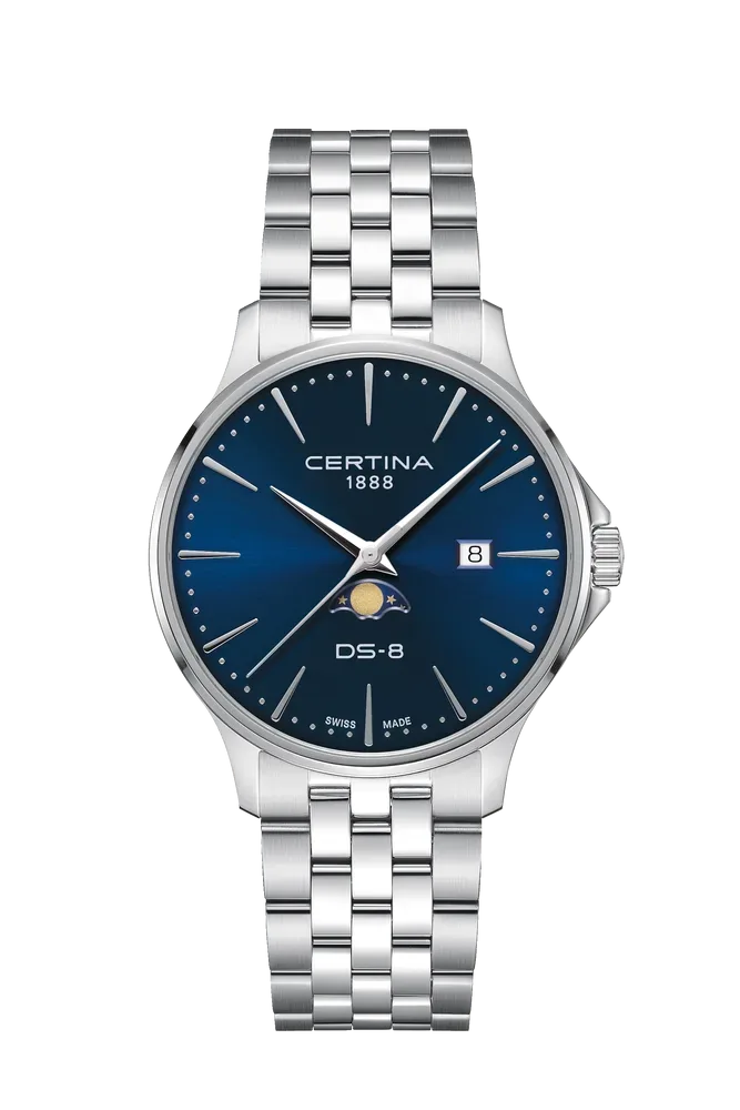 Certina Uhren - Certina DS-8 Moonphase Gent 38mm - C0454231104100