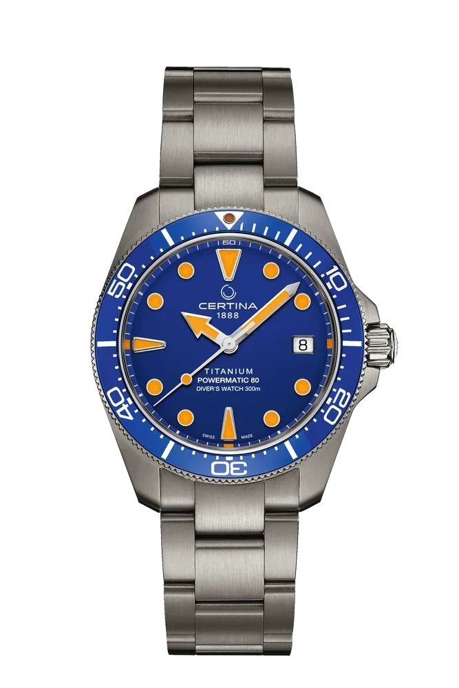 Certina Uhren - Certina DS Action Diver 38mm Titanium - C0488074404100
