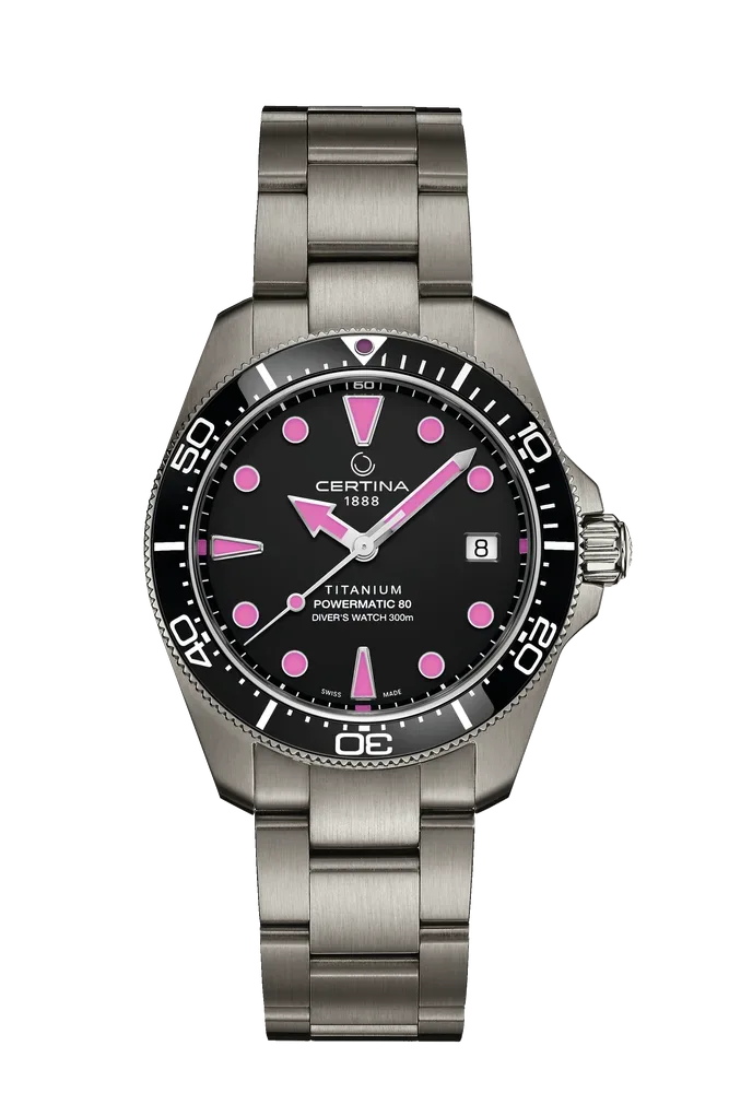 Certina Uhren - Certina DS Action Diver 38mm Titanium - C0488074405101