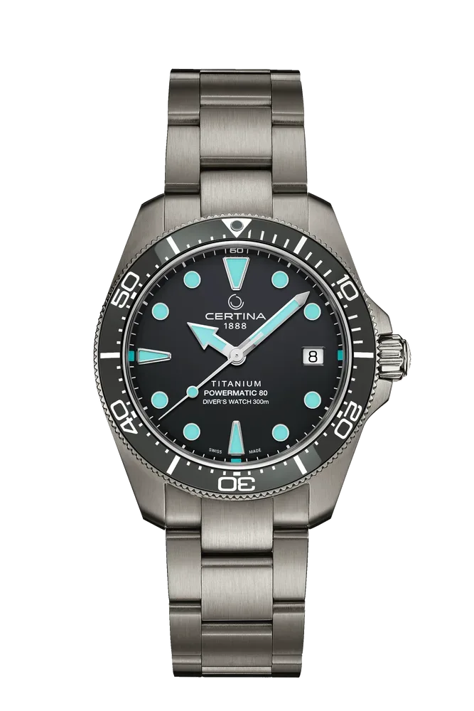 Certina Uhren - Certina DS Action Diver 38mm Titanium - C0488074408100