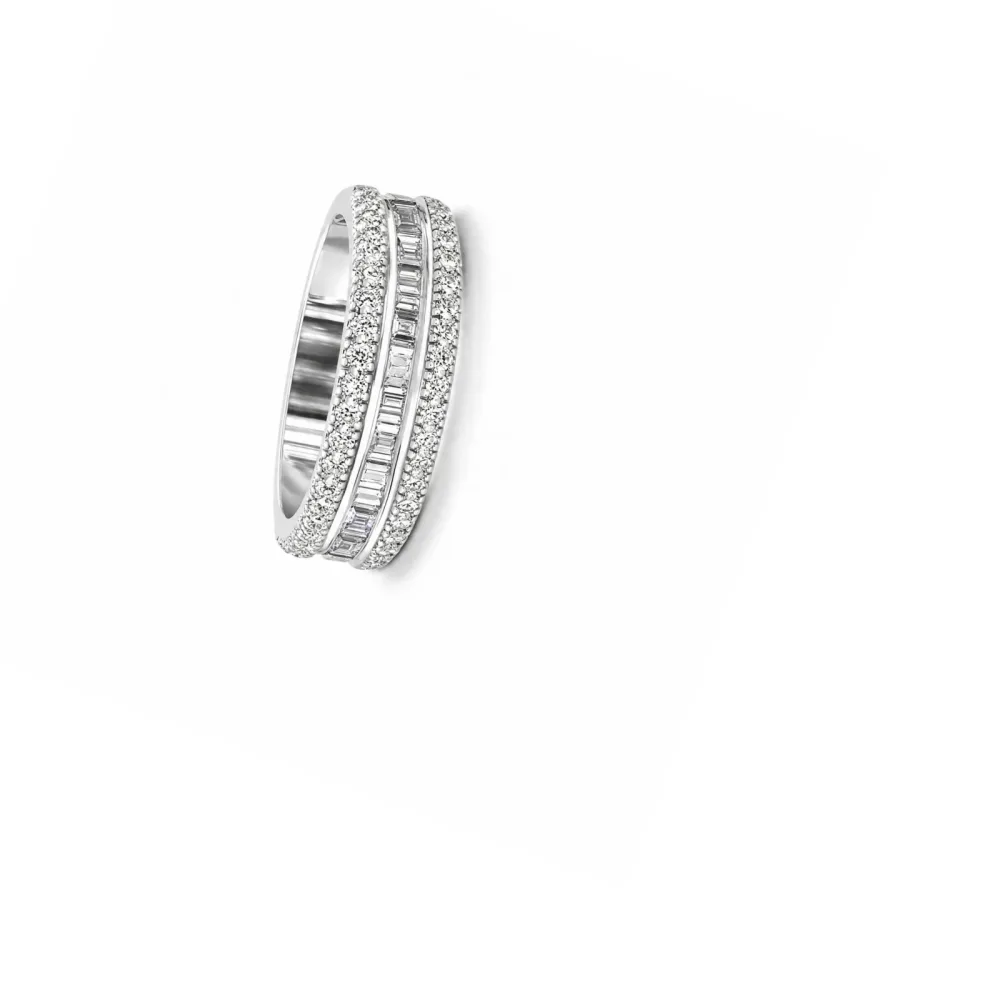 Stardiamant Ring - Stardiamant Ring 585 Gold weiß mit Diamant - D6235/W