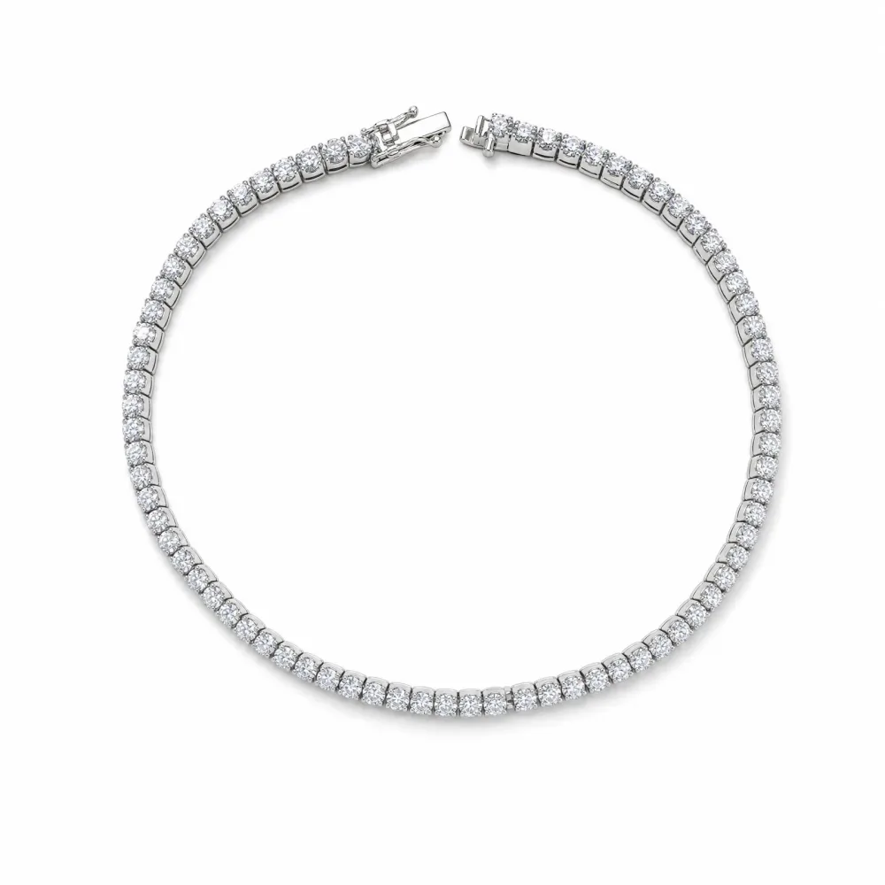 Maja Emulto Armband - Maja Emulto Tennisarmband Weißgold 585 Gold mit LG Diamanten - EL00420.BR.WG