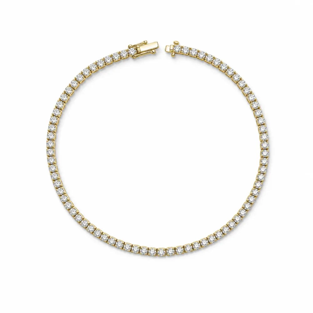 Maja Emulto Armband - Maja Emulto Tennisarmband 585 Gold mit LG Diamanten - EL00420.BR.YG