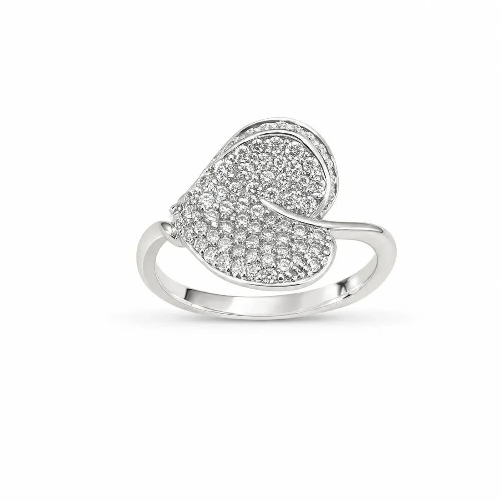 ELLA Juwelen Ring - ELLA Juwelen Damenring Weißgold 585 mit Zirkonia - G222176