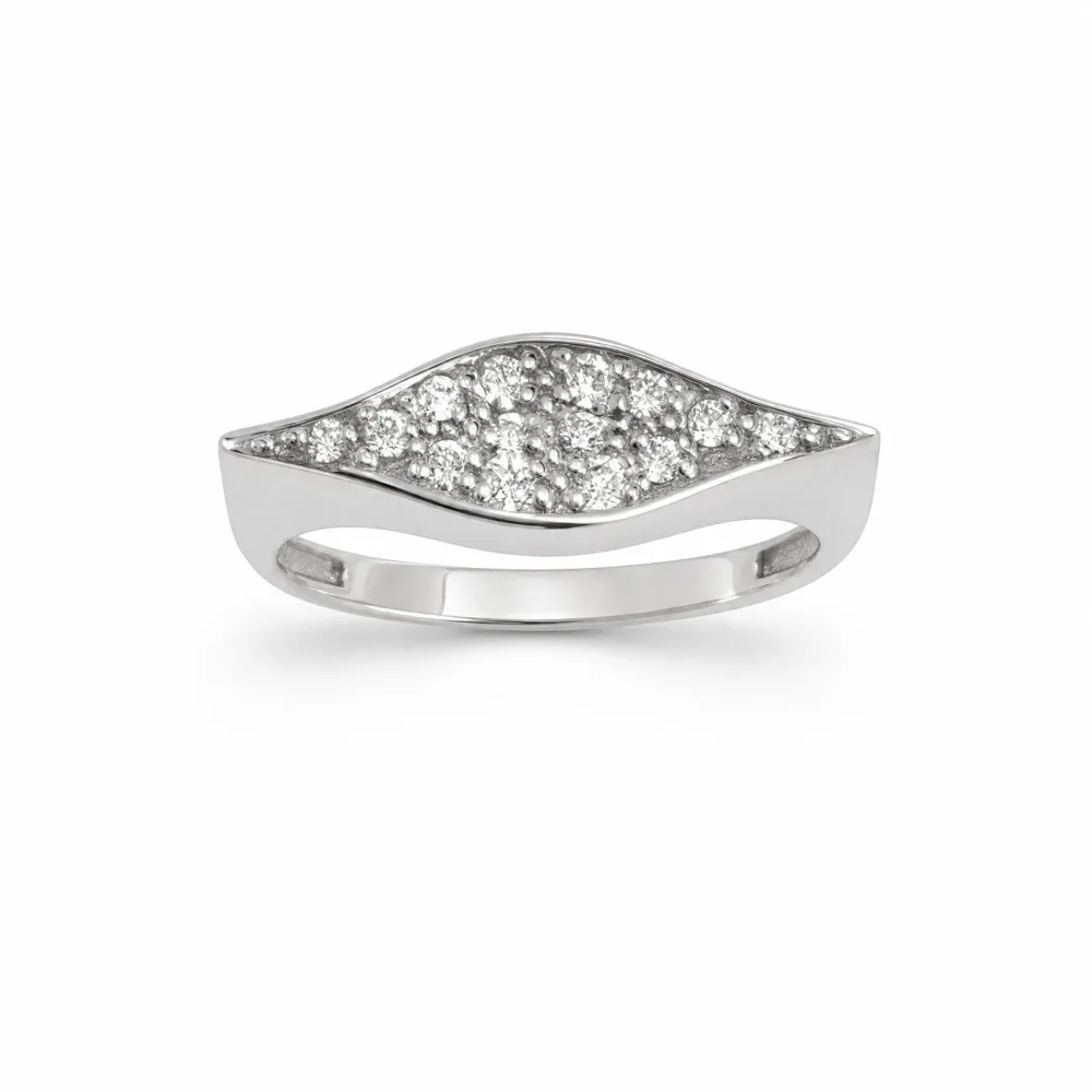 ELLA Juwelen Ring - ELLA Juwelen Ring 585 Weißgold mit Zirkonia - RG245