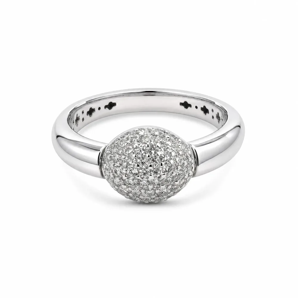 Capolavoro Ring - Capolavoro Ring 750 Weißgold mit Diamanten - RI7B02281.0.50