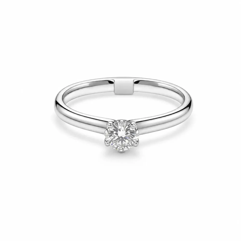 Capolavoro Ring - Capolavoro Ring 750 Weißgold mit Brillant - RI8B05070.0.25TW/VS