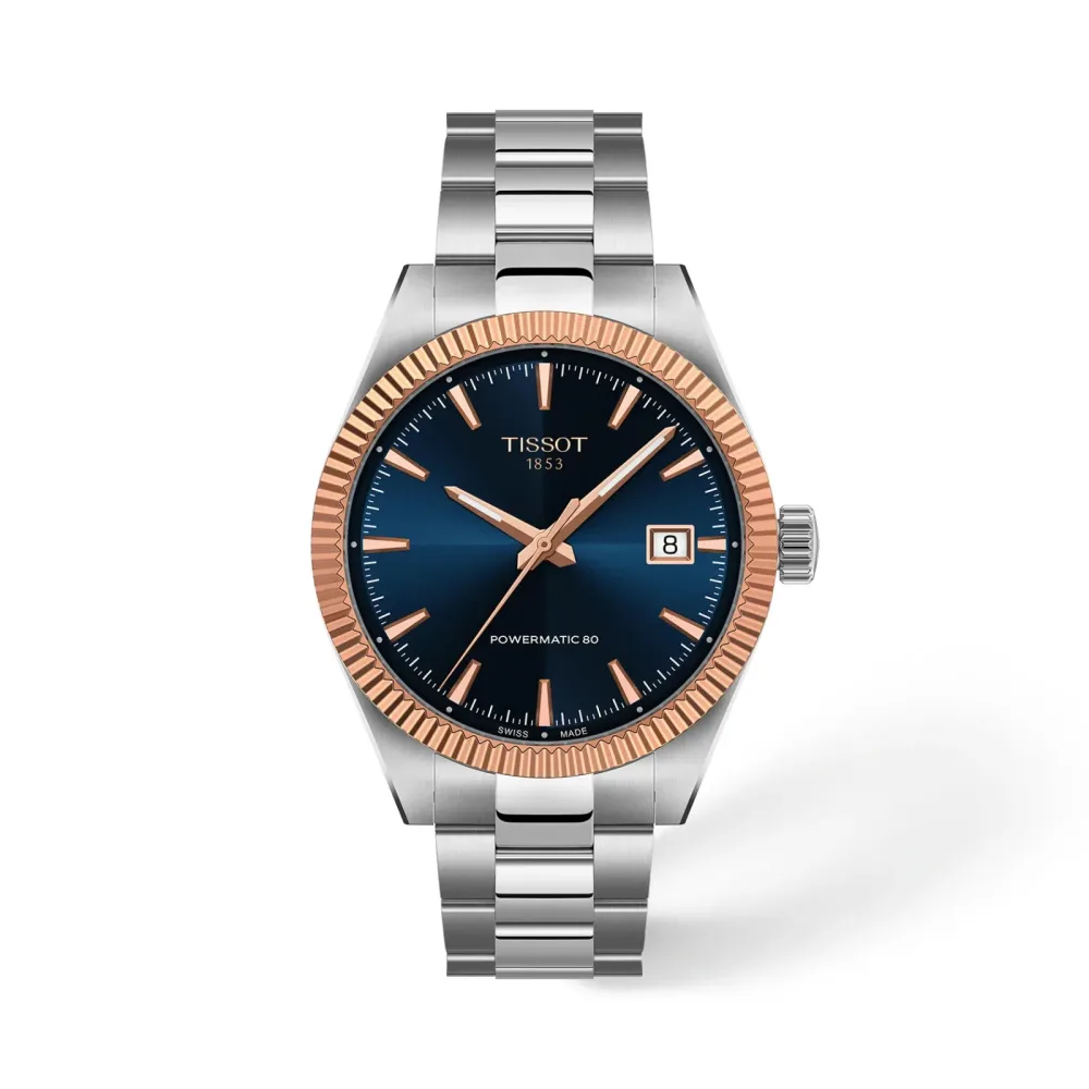 Tissot Uhren - Tissot Gentleman Goldlünette 38mm - T9348074104100
