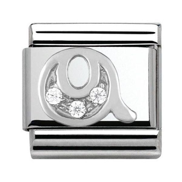 Nomination Classic - SilverShine Buchstabe Q mit Zirkonia - 330301/17