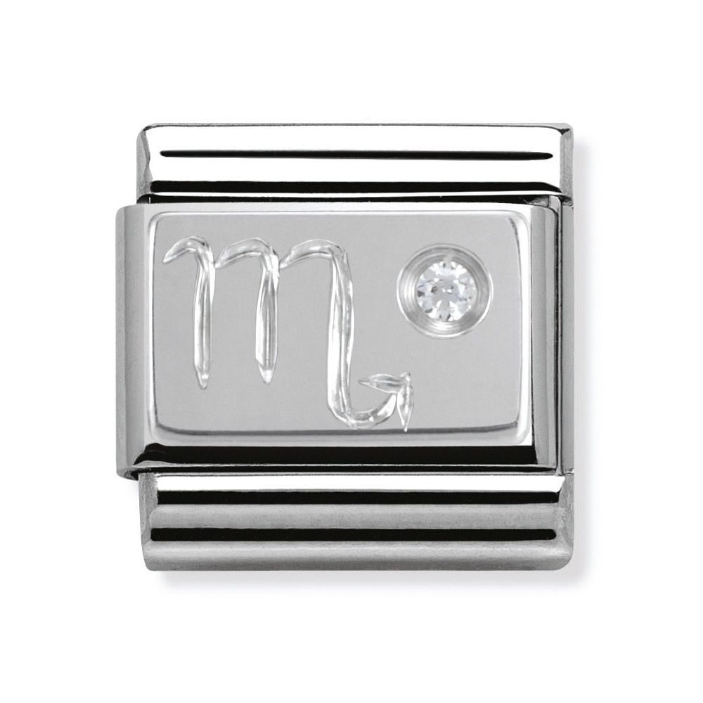 Nomination Classic - SilverShine Sternzeichen Skorpion mit Zirkonia - 330302/08