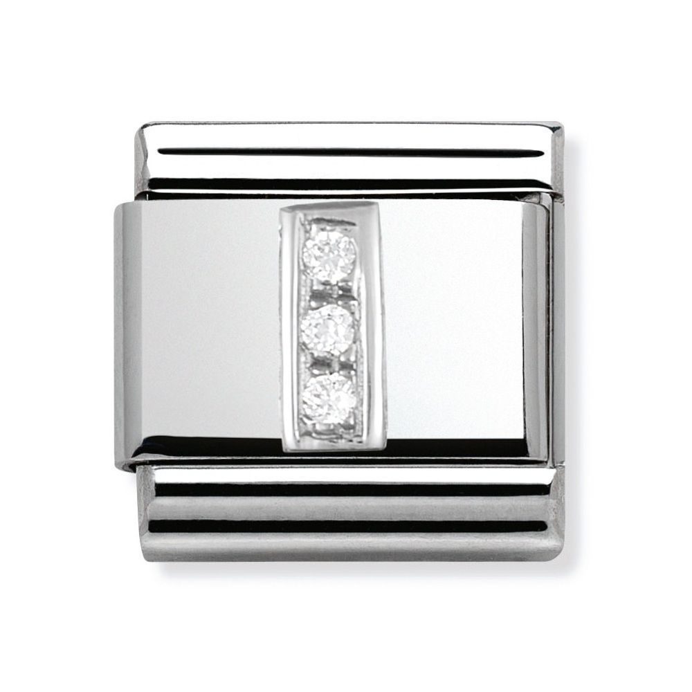 Nomination Classic - SilverShine Buchstabe I mit Zirkonia - 330301/09