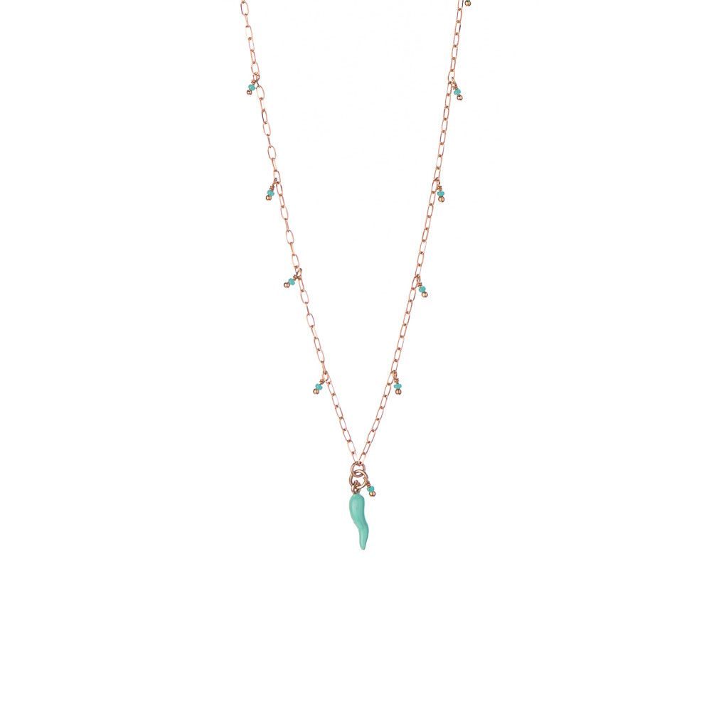 Alisia Halskette - AL1384-Rosato-Verdeacqua