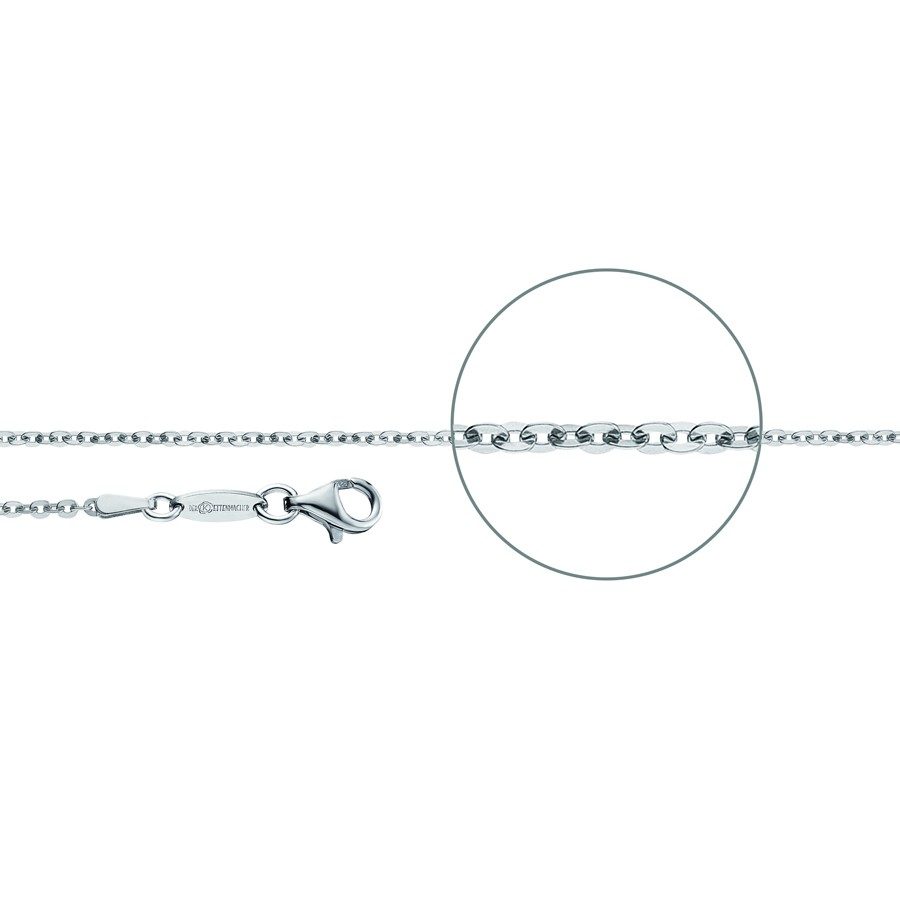 Der Kettenmacher Halskette - Brillantkette Diamantiert Silber - B1S