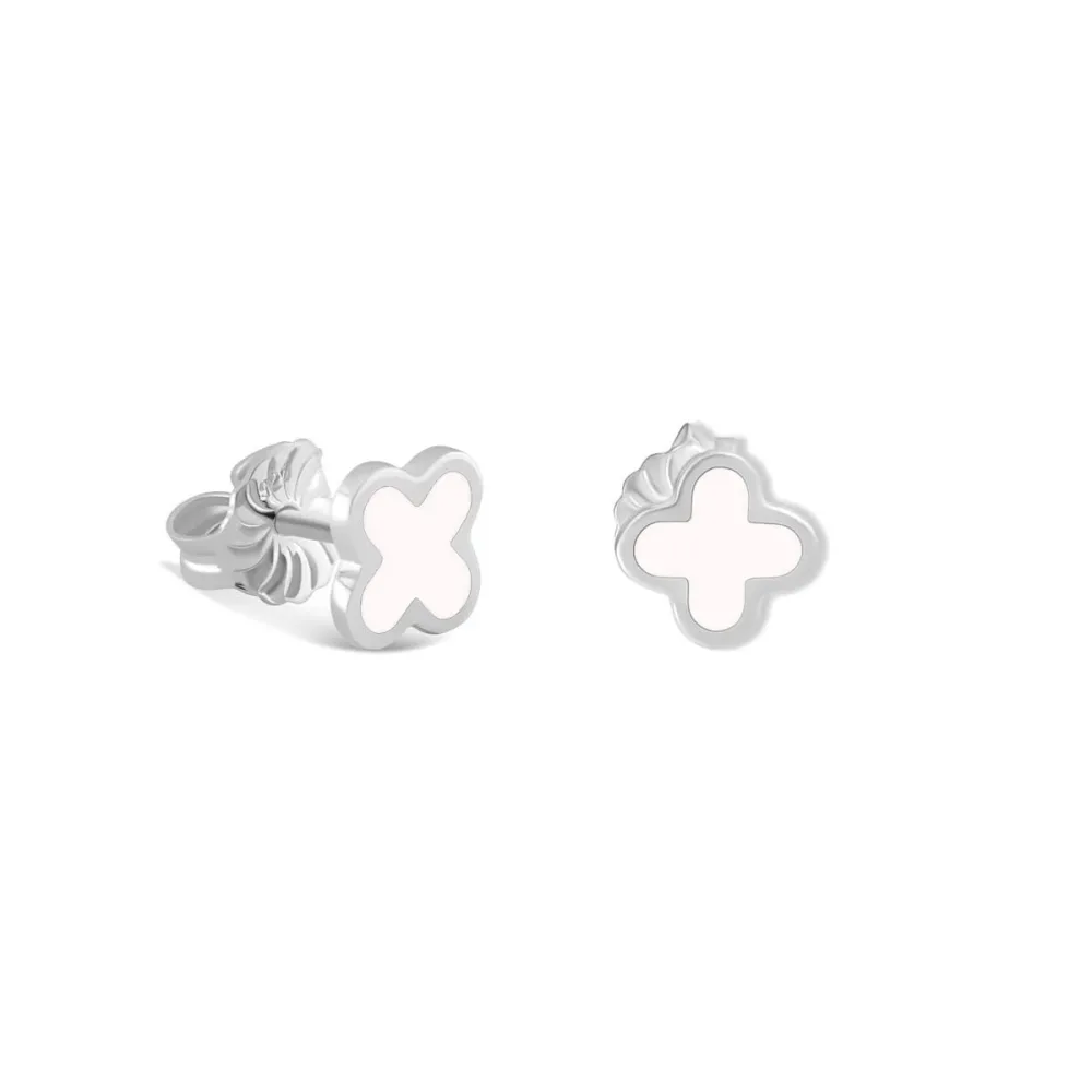 Maja Emulto Ohrstecker - White Clover - EL0005.ER.RH.W
