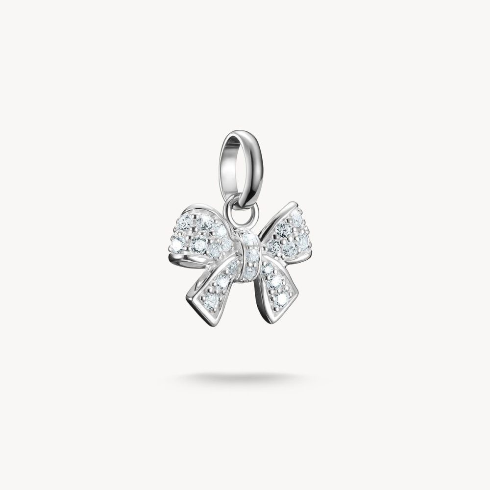 Thomas Sabo Charm - Schleife mit Steinen - CC1235-051-14