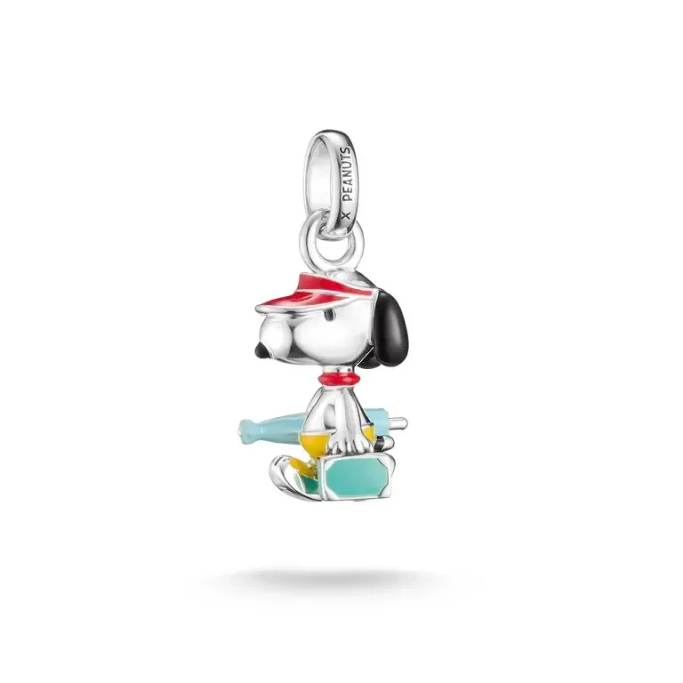 Thomas Sabo Charm - Peanuts? Charm Snoopy mit Koffer ? CC1345-664-7