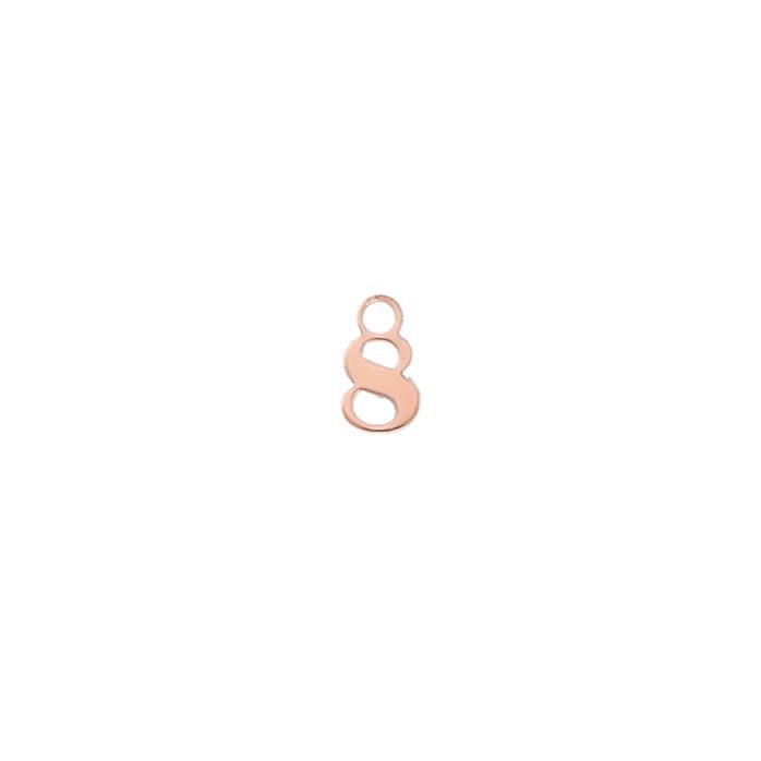Maman et Sophie Charm für Ohrschmuck - Zahl 8 - conum8r