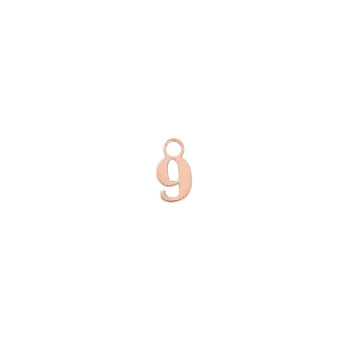 Maman et Sophie Charm für Ohrschmuck - Zahl 9 - conum9r
