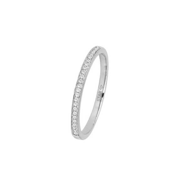 Stardiamant Ring - Brillant Weißgold 585 - D6434W