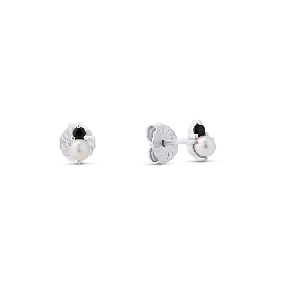 Maja Emulto Ohrstecker - Noir Pearl - EL00371.ER.RH.BK