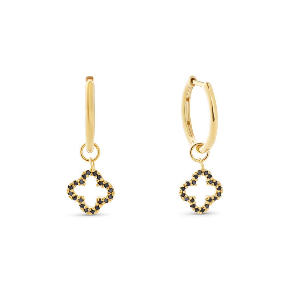 Maja Emulto Creolen - Sparkle Clover - EL00424.ER.YG.CZB